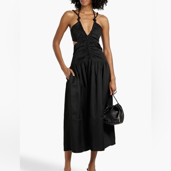Proenza Schouler Ruched Cut-Out Maxi Dress - Picture 2 of 7